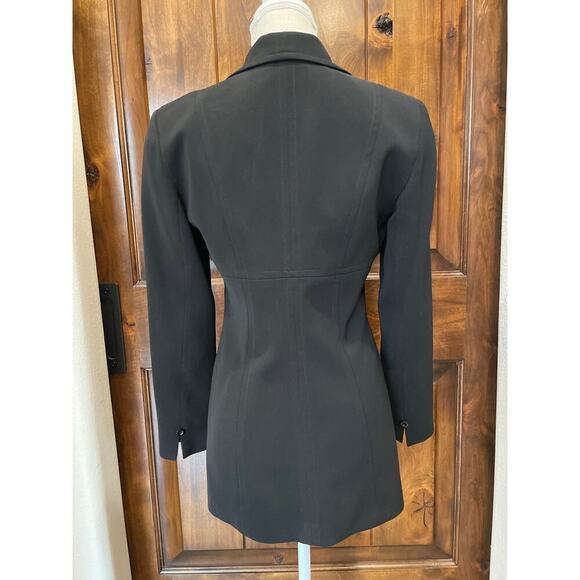 Vintage Bebe Women’s Blazer Jacket in Black size 6. - Picture 4 of 14